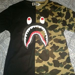 a bathing ape tee shirt